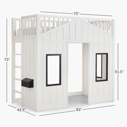 Pottery Barn Loft House Bed