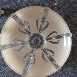 Vintage Art Deco Ceiling Lamp Shade Chandelier 