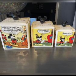 Vintage Style Disney Canisters 