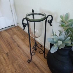 Plant Stand Candle Holder Vintage Cottage 