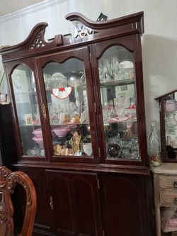 Hardwood China Cabinet for Sale