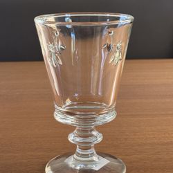 Set Of Six La Rochère French Bee Water Glasses