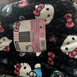 Hello Kitty Throw On Blanket 