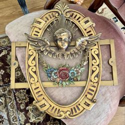 Old Seattle Orpheus Theater Gold Angel Wall Hanging