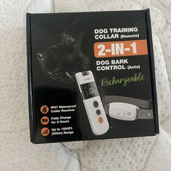 Dog Training And Bark Collar