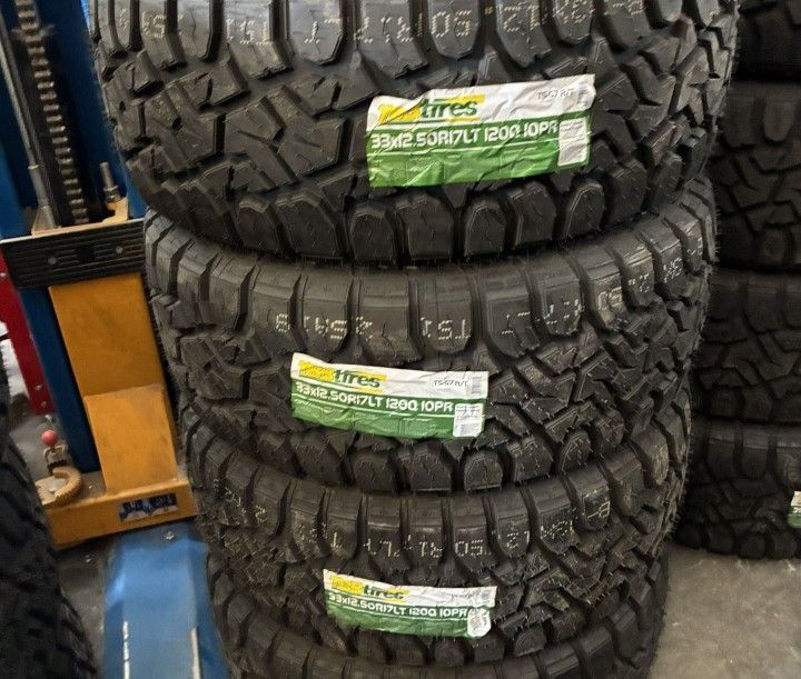 33/12.50/17 Tbb RT Tires