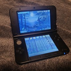 Nintendo 3ds XL Blue Custom Video Game Console Mod-bbed