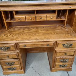 Oak Rolltop Desk