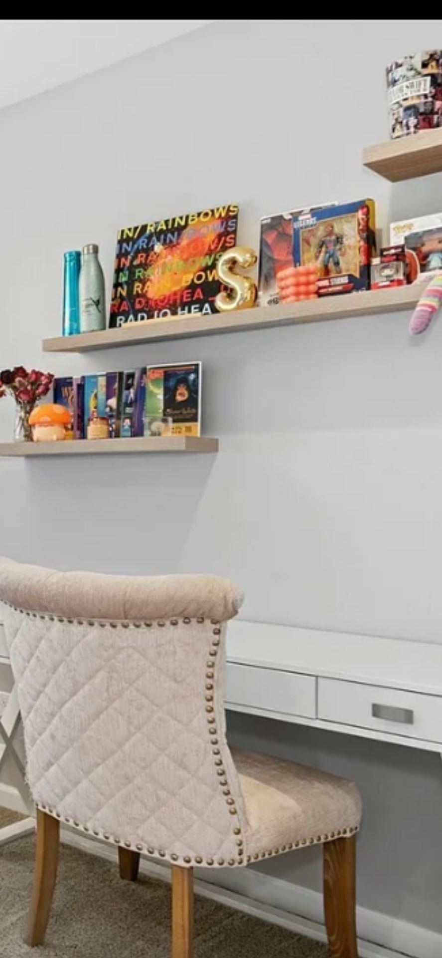 Three Gray Shelves - Set