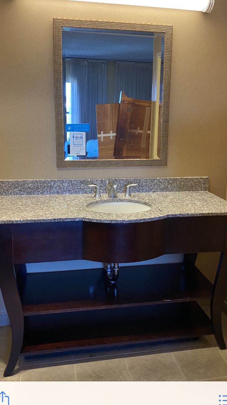 Bathroom vanity for sale!!! Excellent condition marble top!! $180