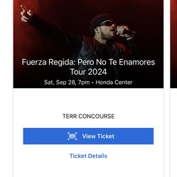 Fuerza Regida Tickets