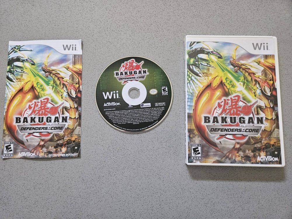 Bakugan Defenders Of The Core Nintendo Wii