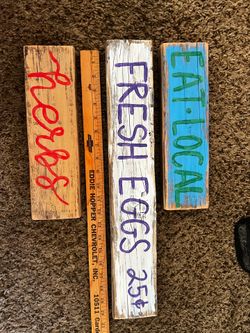 Hand Painted Wood Signs