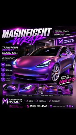 Vinyl car wraps