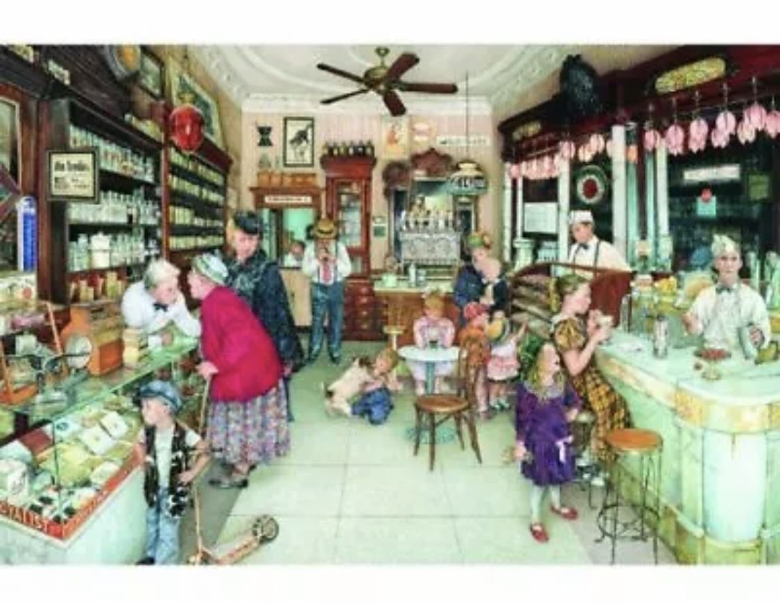 Soda Fountain - Old Fashioned Candy Store - 1000 pc Jigsaw Puzzle