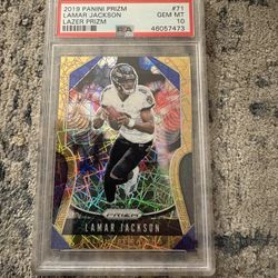 Ravens Lamar Jackson PSA 10
