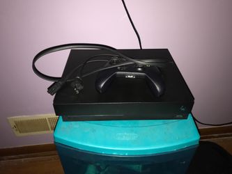 Xbox one X & a controller $200