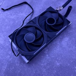 EKWB 240mm Radiator + Lian Li 140mm LCD Fans
