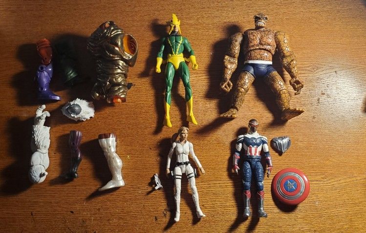 Marvel action figures and BAF lot