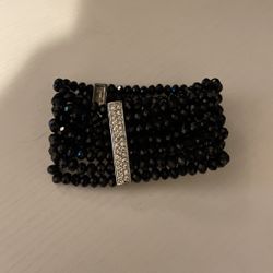 Black And Silver Bracelet 