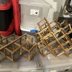 3 Wood Wine Racks