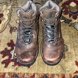 Timberland Mens White Ledge Waterproof Mid Hiker Boot Brown Size 9.5