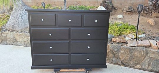 Large Black Dresser
