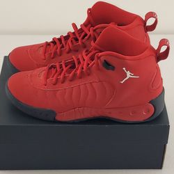 NIKE Jordan Jumpman Pro BG Basketball Shoes Red 907973-600 Youth Size 7