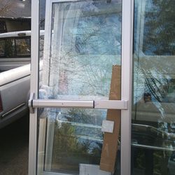 Tempered Glass Swing Doors 36x83
