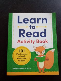 NEW !!! Learn To Read Activity Book