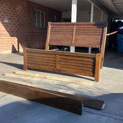 Beautiful King headboard and footboard