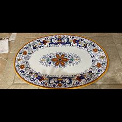 21 Inch Deruta Italian Platter