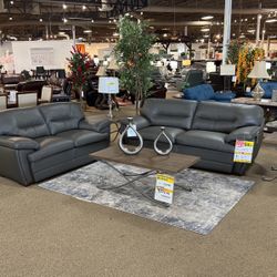 Italian Leather Sofa Loveseat Take Home Today 