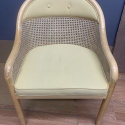 Cane Arm Chair With Cushion