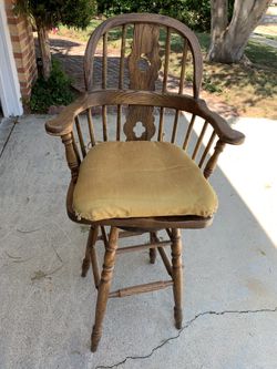 Bar stool set of 3- real wood