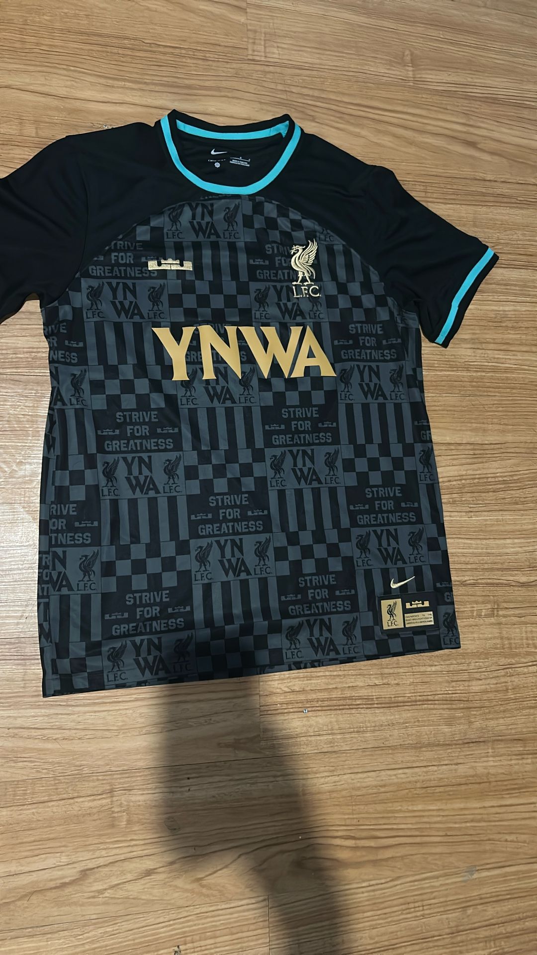 Lebron x Liverpool jersey