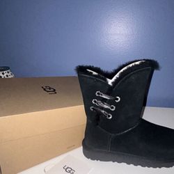 Coach Ribbon Accent Boots