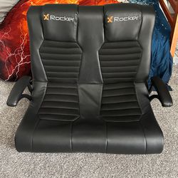 X Rocker Dual Commander Floor Rocking Gaming Chair Couch XL Duel Double Set Chairs Speakers & Subwoofer XBOX ONE Series X PS4 Nintendo Switch PS5 🎮🔊