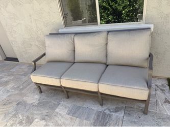 Outdoor patio sofa