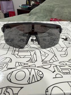 Oakley Shield Sunglasses Black Mirrored Lens