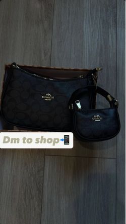 Black coach bag