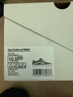 Vans Skate Chukka Low Sidestrip