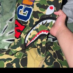 Green ABC Bape Sweater 