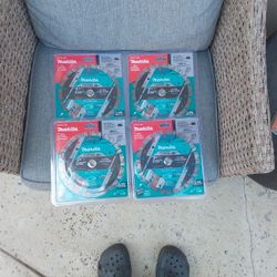 Makita 7 inch diamond blade 4 blades 