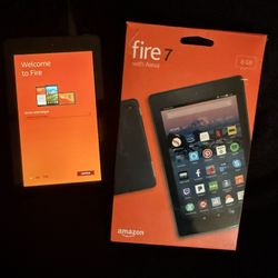 Amazon Tablet Fire 7 With Alexa Never Used 