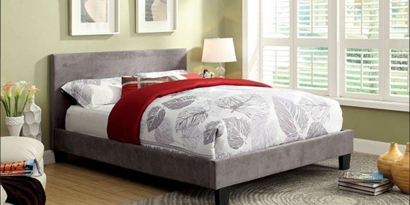 Brand New Grey California King Bed Frame