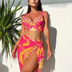  Bikini Set With Wrap 