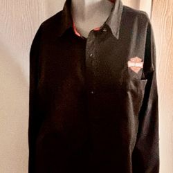 Man Shirt Size Tall XL Harley Davidson Color Black 