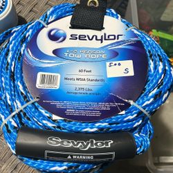 New 60ft Tow Rope For Boating 