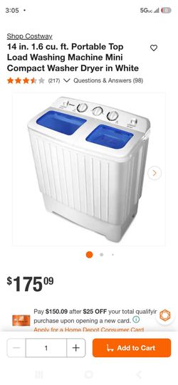 Portable washer and dryer
